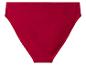 Roter Baumwoll-Slip mit hoher Taille
