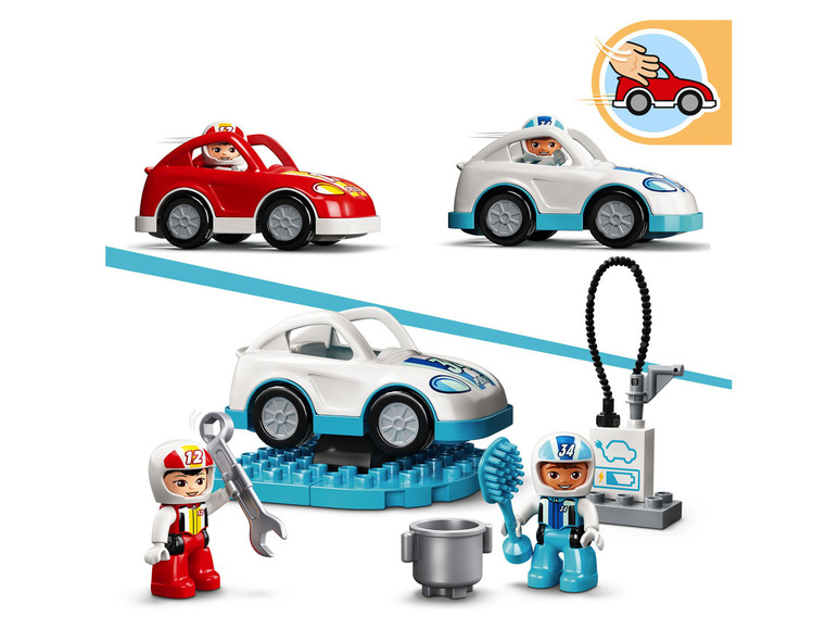 Gehe zu Vollbildansicht: LEGO® DUPLO® 10947 »Rennwagen« - Bild 5