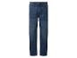 Herren-Jeans aus dunklem Denim mit klassischem geradem Schnitt.