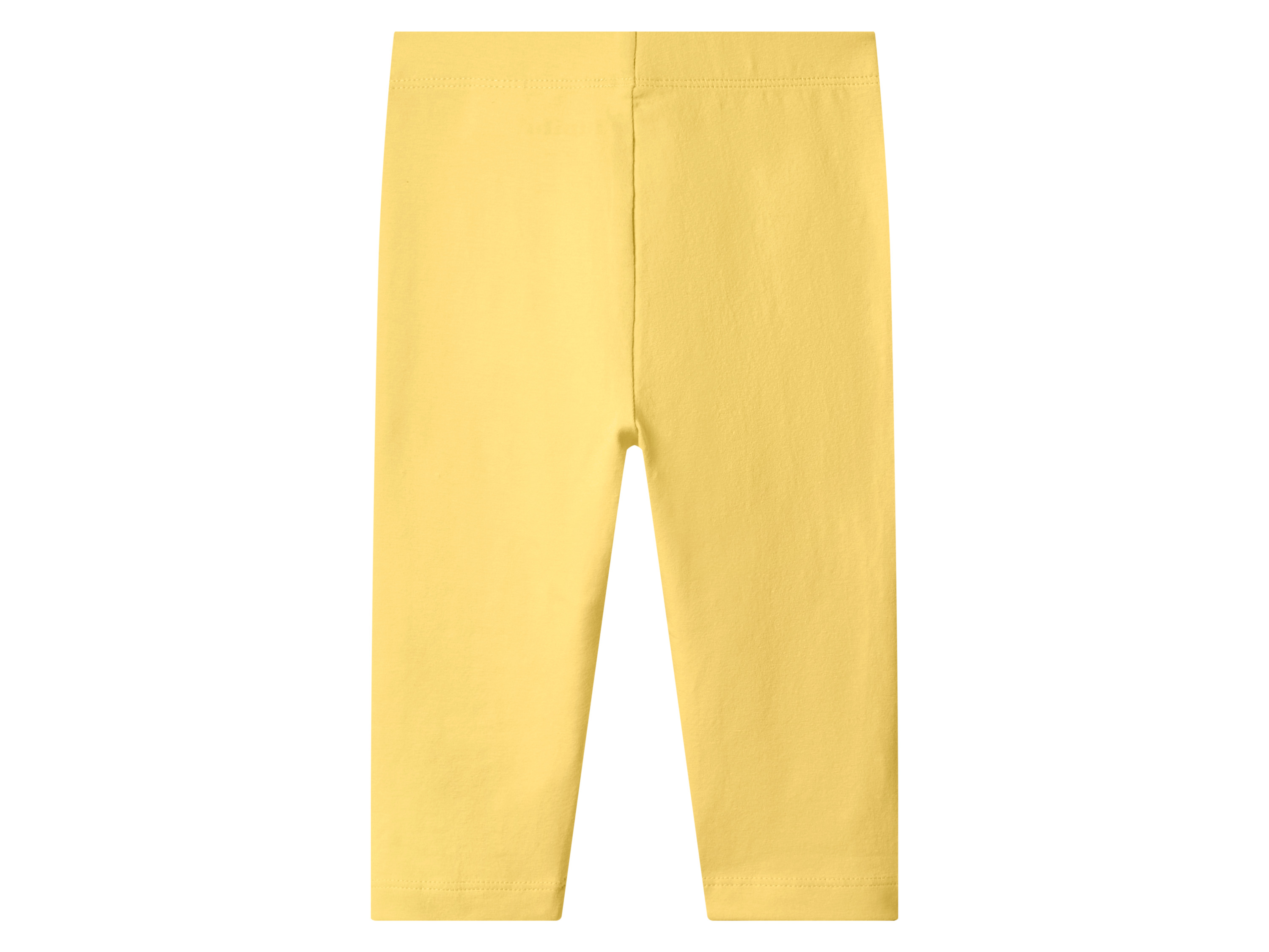 LUPILU® Kleinkinder Caprileggings, 2 Stück (Gelb, 98/104) – Bild 4 von 4