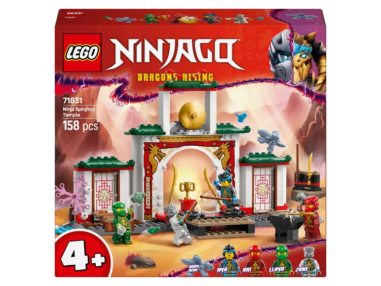 LEGO Ninjago 71831 Ninja Spinjitzu Tempel Set mit 158 Teilen für Alter 4+