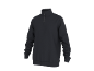 Schwarzes Sweatshirt mit Stehkragen und Reißverschluss