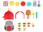 Play-Doh Pizza-Spielset mit Ofen, Pizzamold und Zubehör.