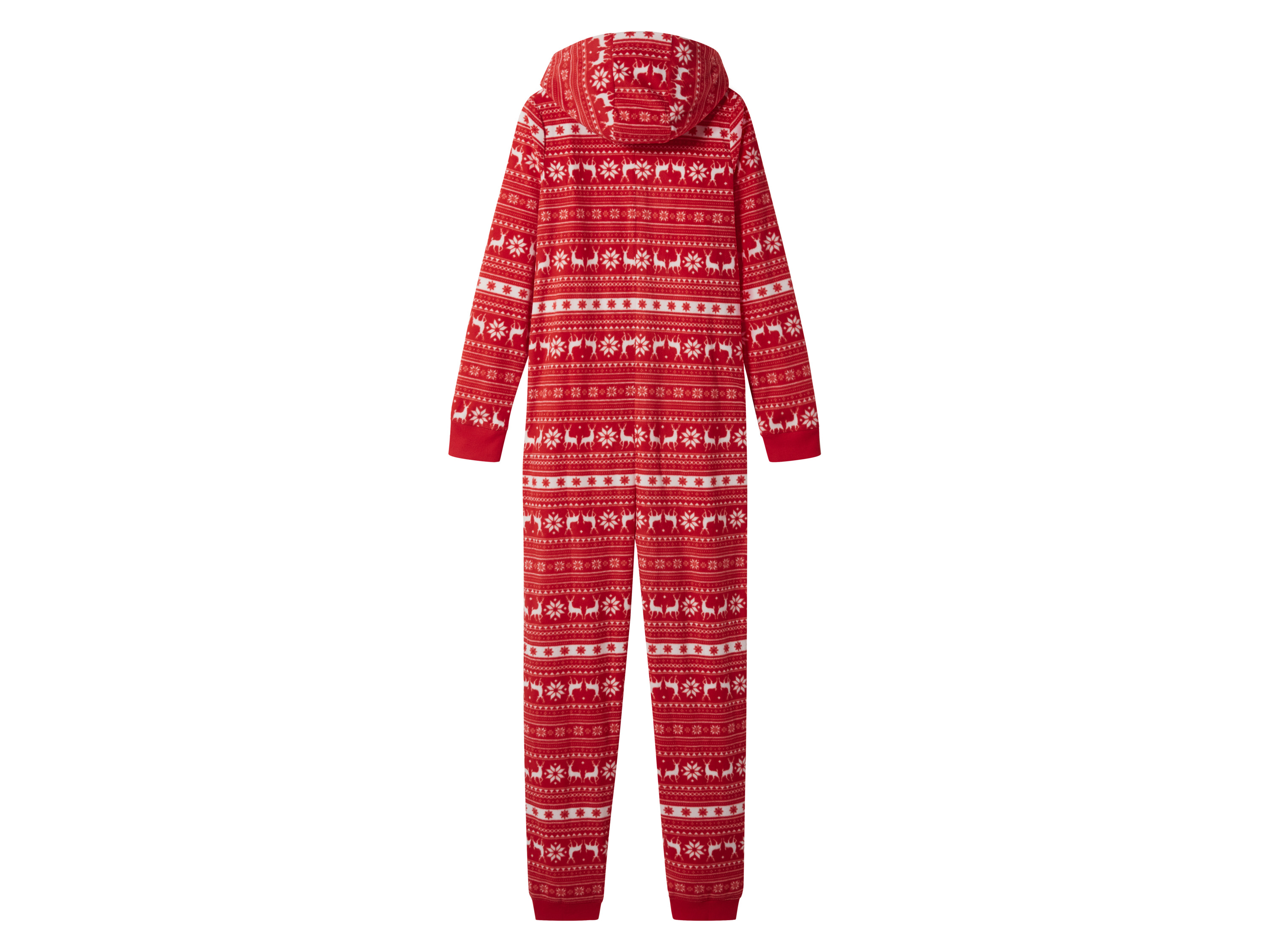 Thumbnail - esmara® Damen Fleece-Jumpsuit (Rot, L(44/46))