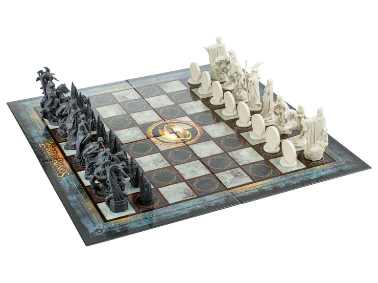 Gehe zu Vollbildansicht: The Noble Collection Schachspiel, klappbares Brett - Bild 4