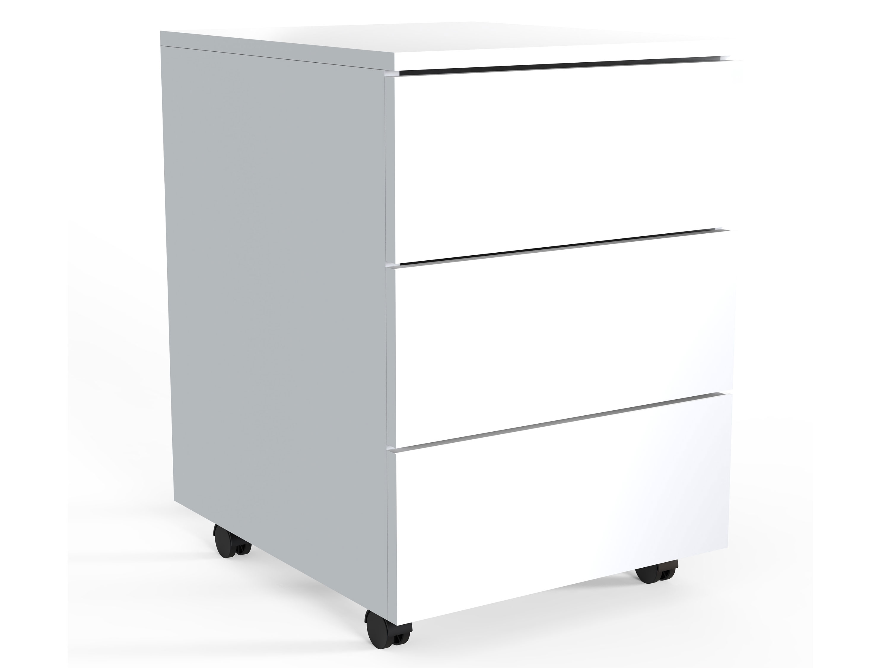 VCM Rollcontainer Dalosa 45 (Weiß, 3-SB) | 04051814419324