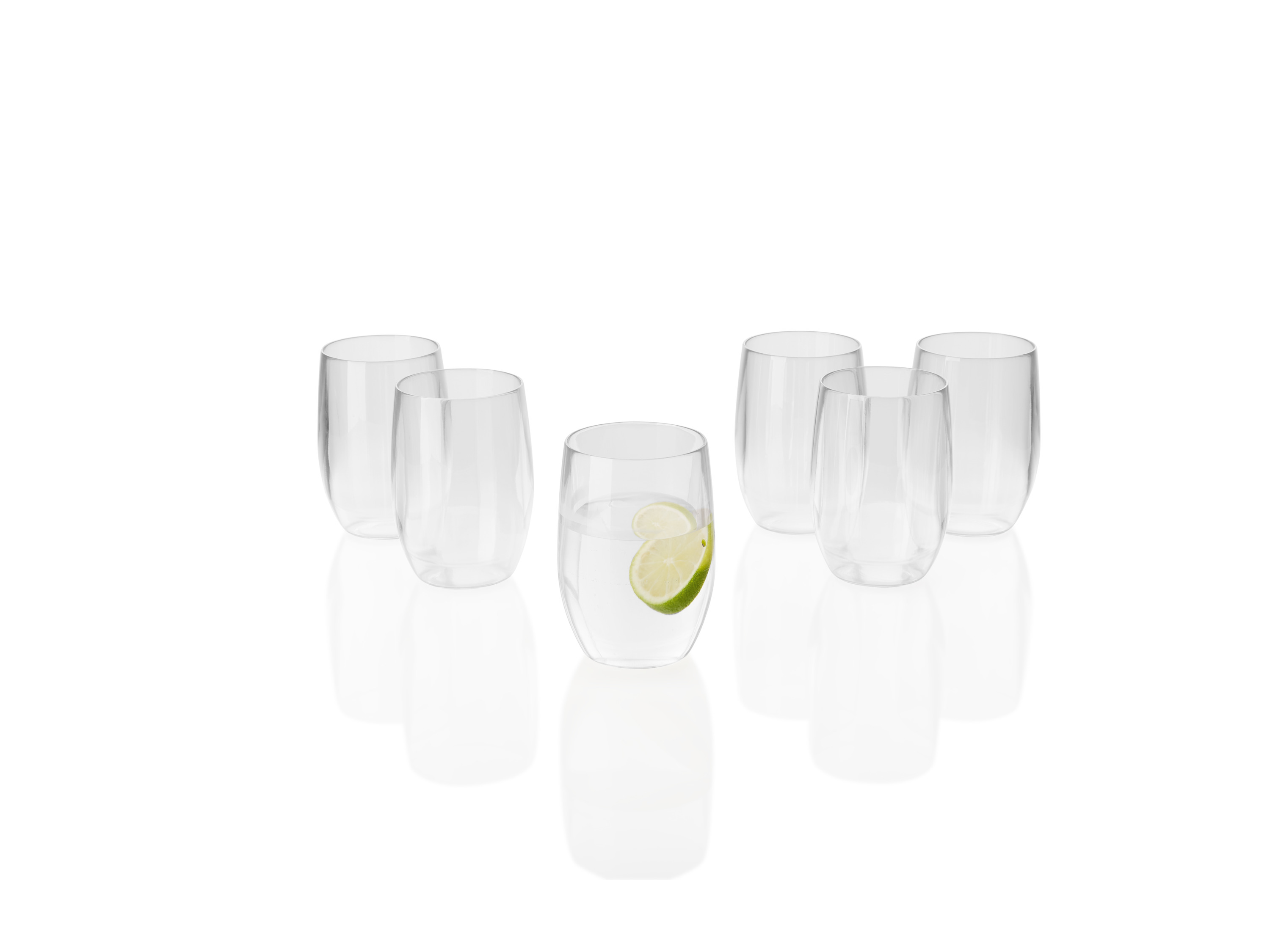 ERNESTO® Gläserset 6er aus Kunststoff (Wassergläser, Transparent) – Bild 2 von 4
