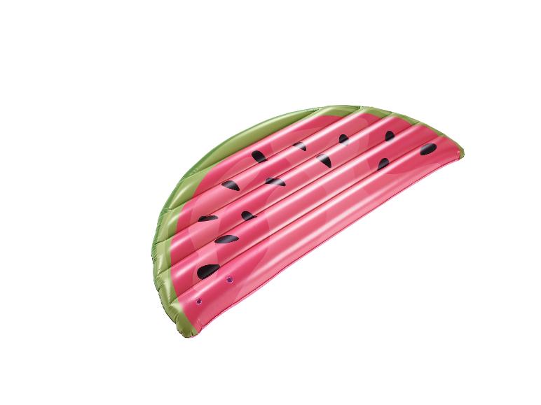 Wassermelonen-Schwimmmatratze aufblasbar.