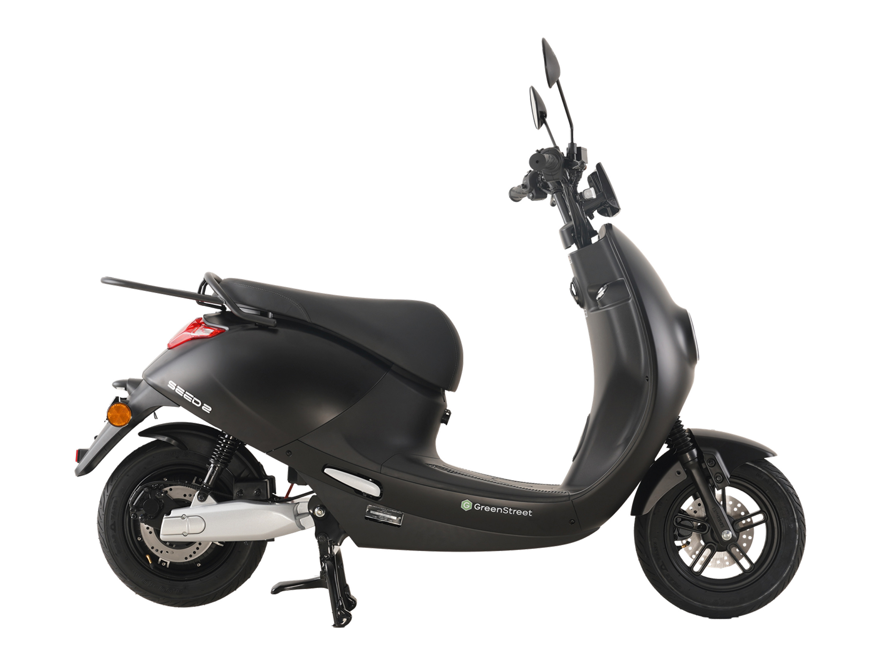 GREENSTREET Elektroroller SEED 2 2000 W 45 km/h schwarz (schwarz/schwarz) – Bild 2 von 4