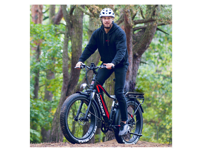 Gehe zu Vollbildansicht: JOBOBIKE E-Bike Hardtail »Robin«, Fat-Reifen, 26 Zoll - Bild 4