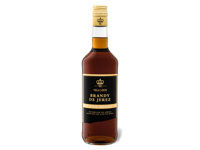 Vega Cadur Brandy de Jerez Solera Reserva 36% Vol | Weinbrände