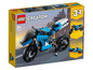 LEGO Creator 3-in-1-Set mit einem blauen Motorrad