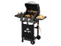 Grillmeister Gasgrill mit Grillrost und Seitenablage