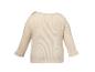 Baby-Creme-Rippstrick-Langarmshirt, Rückansicht.