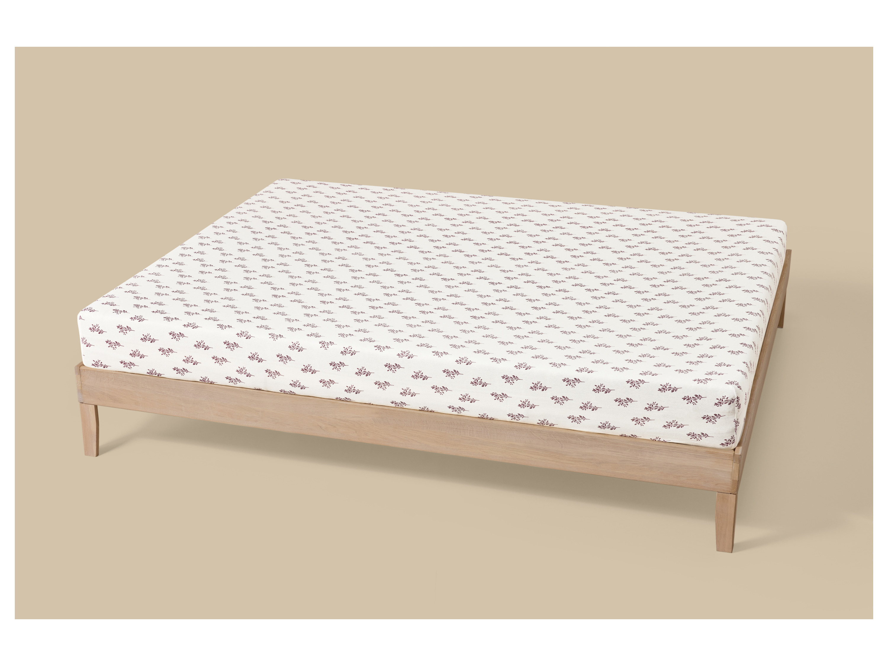 LIVARNO® Jersey-Spannbettlaken, 140-160 x 200 cm (Zweige) – Bild 3 von 3