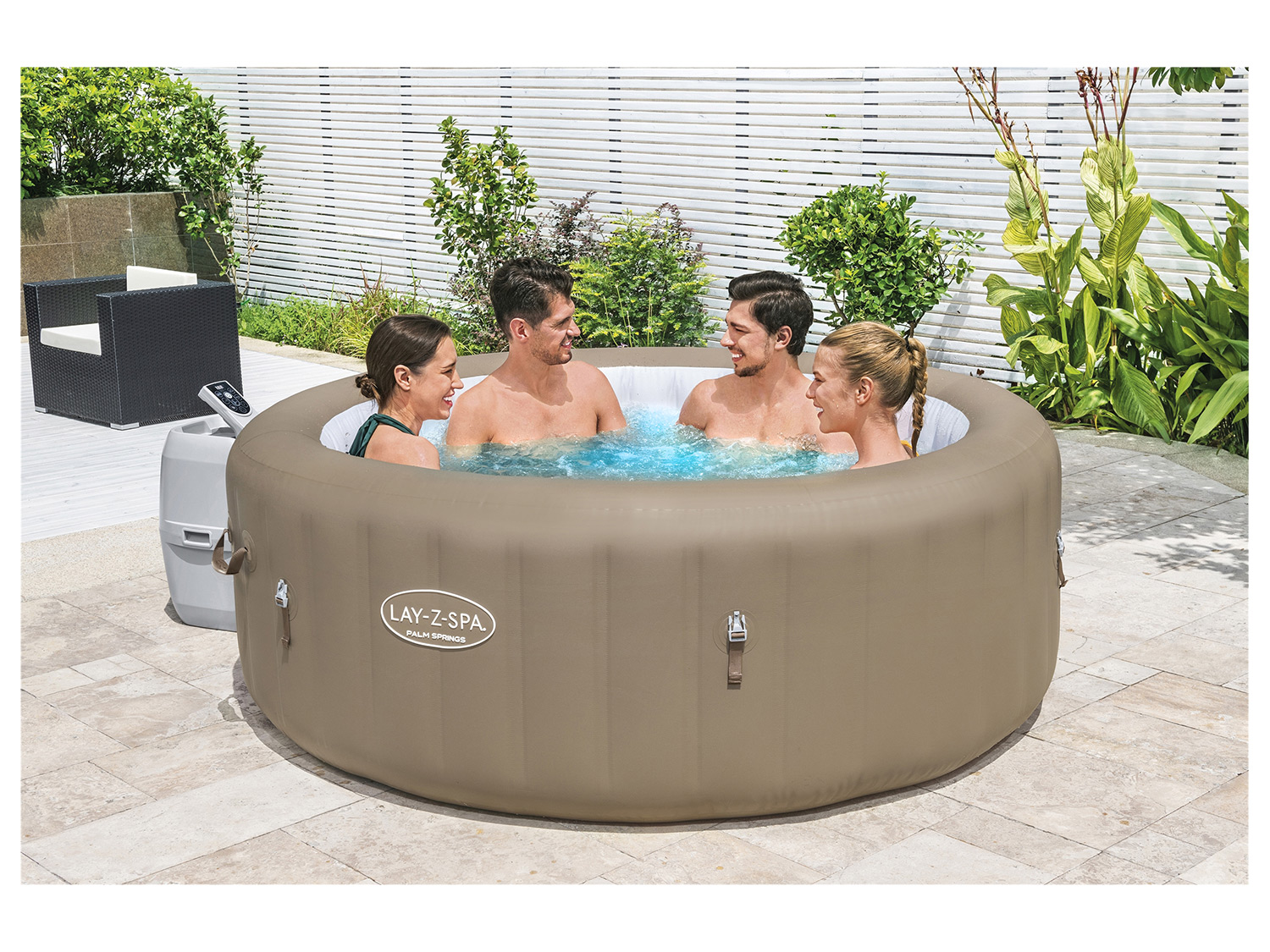 Thumbnail - Bestway Whirlpool Lay-Z Spa Palm Springs Ø 196 x 71 cm
