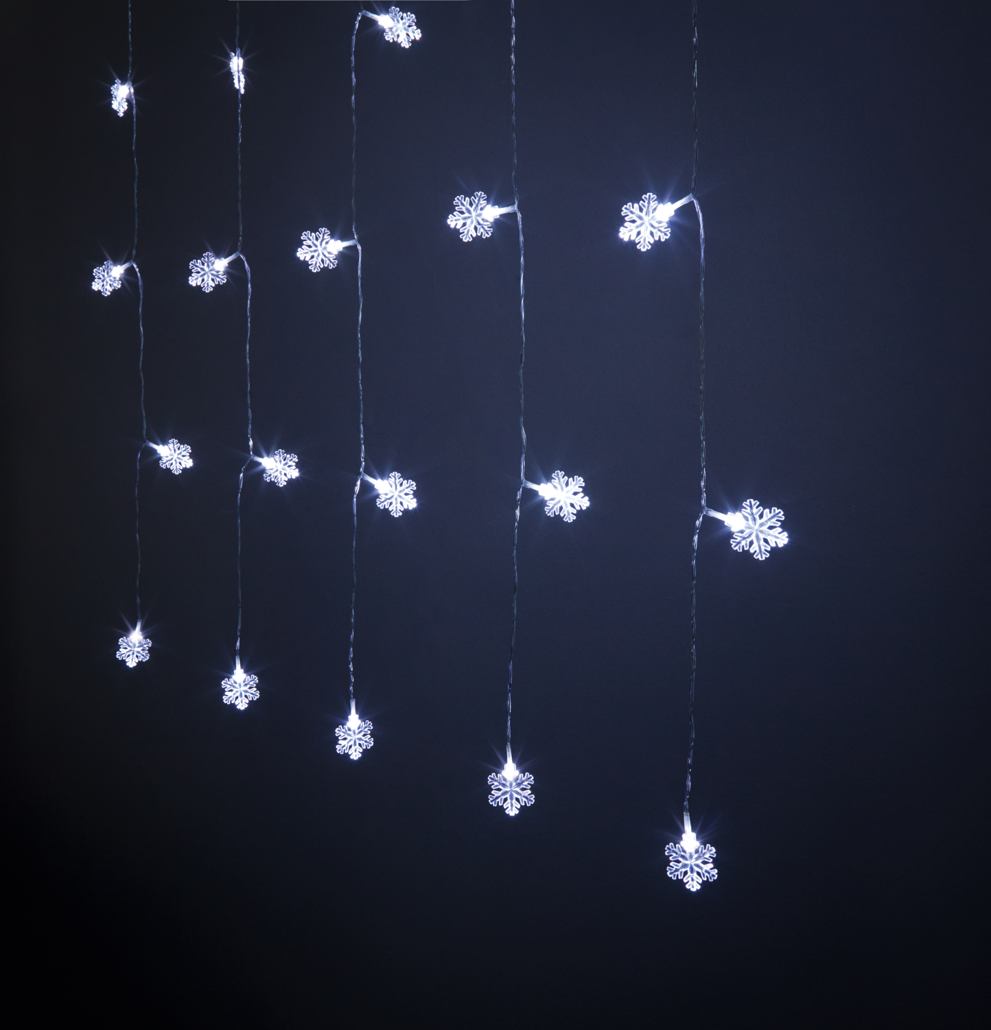 LIVARNO® LED-Lichtervorhang (Schneeflocke) – Bild 2 von 3