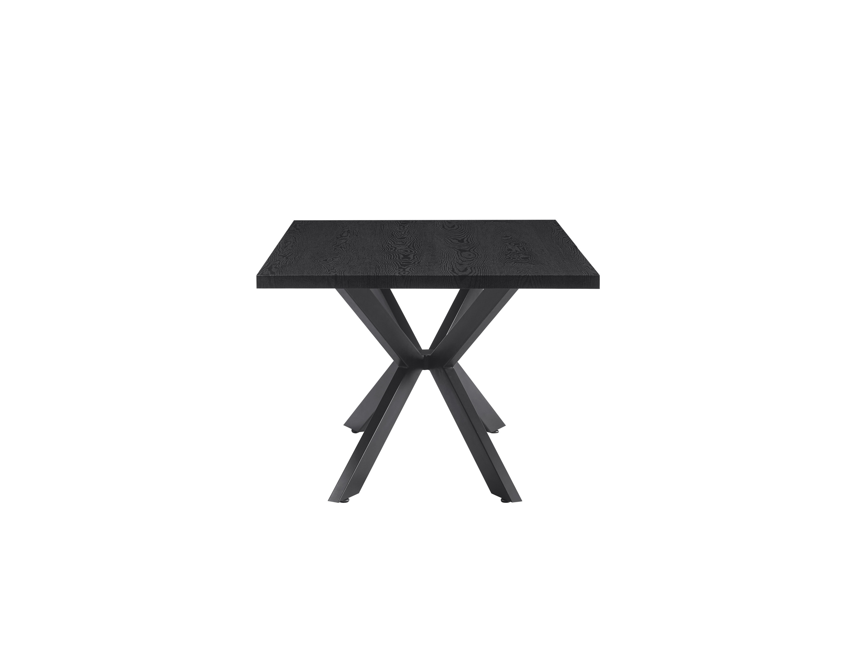 Thumbnail - HOME DELUXE Esstisch Eckig AVENCIA 160 x 100 cm inkl. Sternfuß (dark oak)