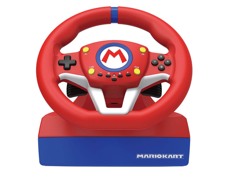 Gehe zu Vollbildansicht: HORI Mario Kart Racing Wheel Lenkrad Pro MINI für Nintendo Switch - Bild 2