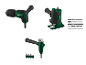PARKSIDE® Bohrmaschinen-, Stichsägen- und Winkelaufsätze mit Sägeblättern und Bits