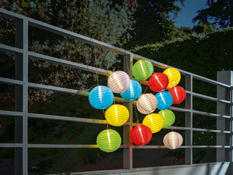Gehe zu Vollbildansicht: LIVARNO home LED Sommerlichterkette XXL, 15 LEDs, 17 m - Bild 7
