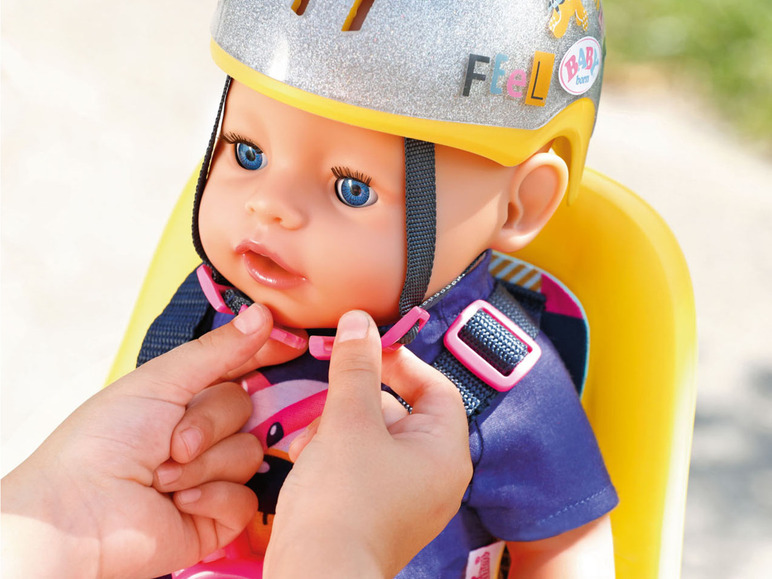 Gehe zu Vollbildansicht: Baby Born Puppen Fahrradhelm, mit Kinnriemen - Bild 3