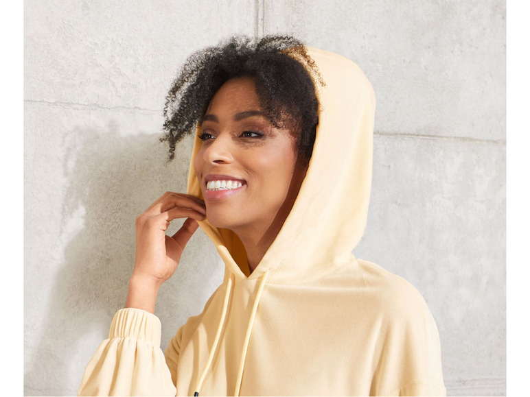 Gehe zu Vollbildansicht: esmara Damen Pullover mit Kapuze in Nicki-Qualität - Bild 10