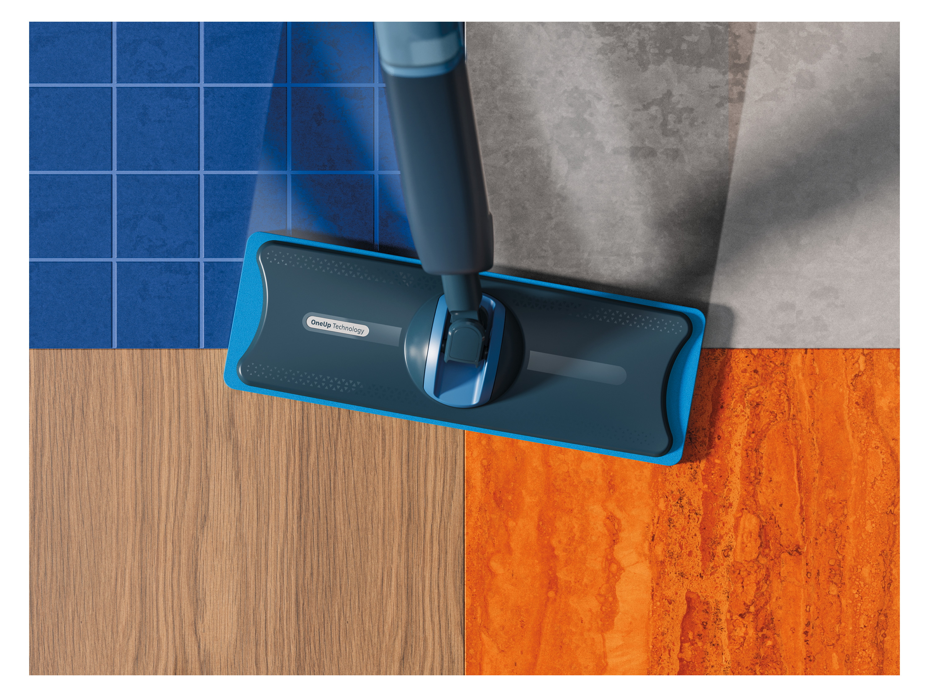 Philips OneUp Ersatzpad XV1882/20 Mikrofaserpad (Mikrofaser, 12x35 cm, 2-tlg., für empfindliche und nicht saugfähige Hartböden (Holzböden) geeignet) – Bild 2 von 4