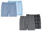 Boxershorts im Set: uni, gestreift und kariert.