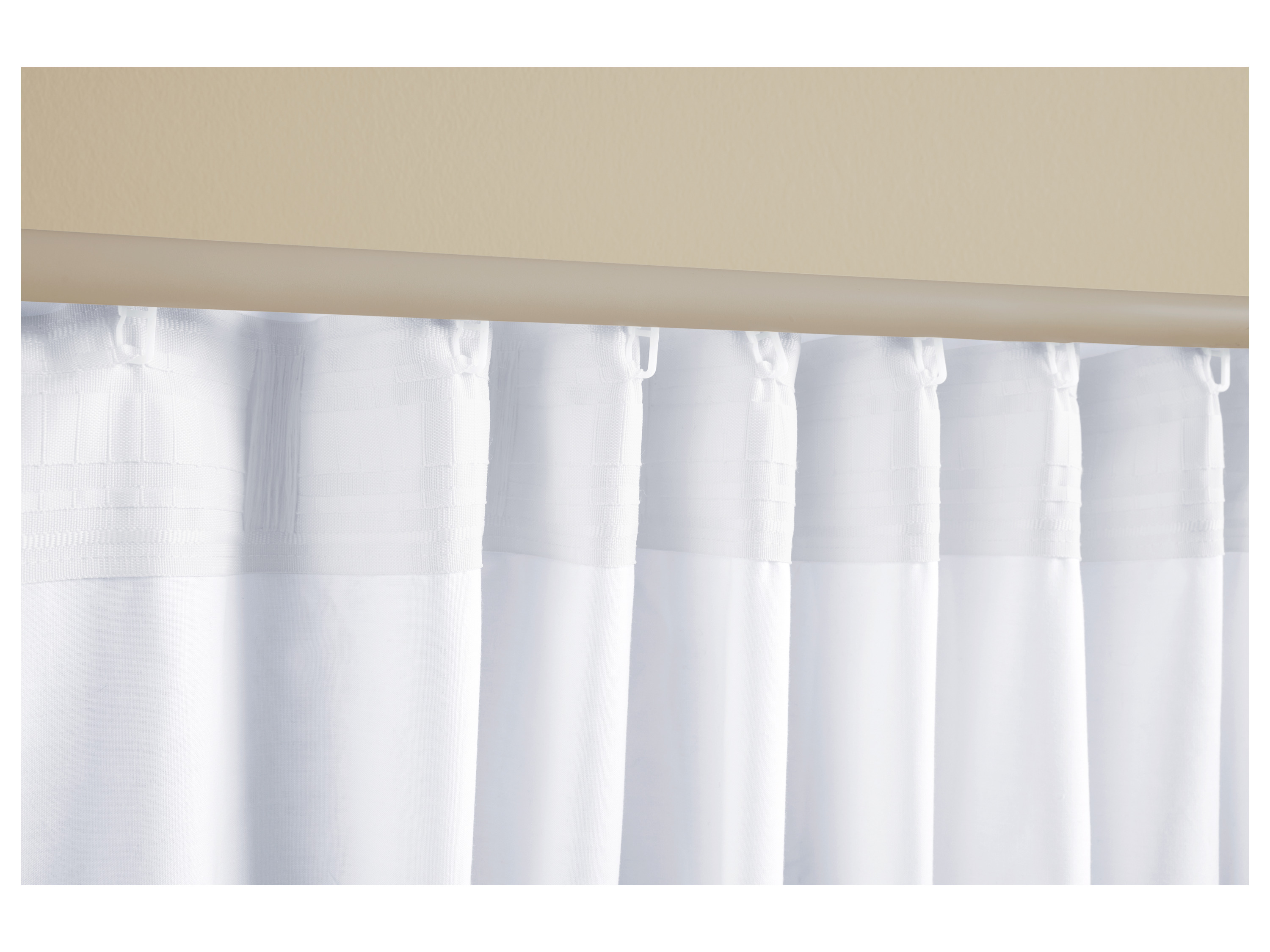 Thumbnail - LIVARNO® Vorhangschal-Set, 2-teilig (Weiß)