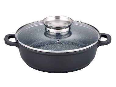 Servierpfanne Gourmet GRANIT mit Aromadeckel