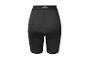 Schwarze Radhose mit Polsterung, Rückansicht.