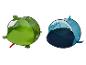 Crivit Kinderzelte: Frosch und Hai.