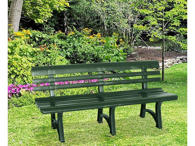 Gehe zu Vollbildansicht: Bica Gartenbank »Olimpia«, 3-Sitzer, Kunststoff, witterungsbeständig, 330 kg Belastbarkeit - Bild 16