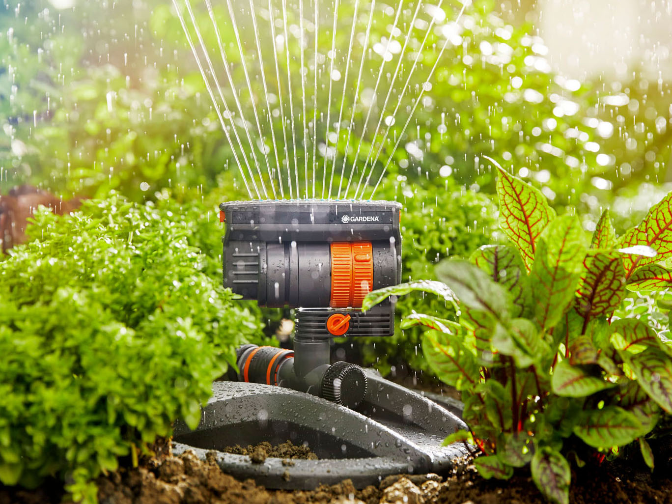 GARDENA Viereckregner Gardena Viereckregner Aqua Zoom Compact – Bild 3 von 4