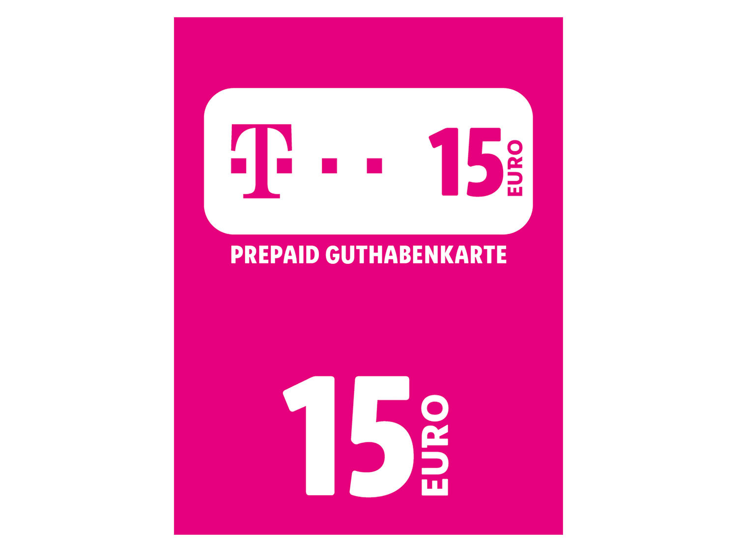 online kaufen 15 | Telekom über LIDL Code EUR