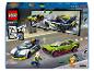 LEGO City Set 60415 mit Polizeiauto, grünem Sportwagen und Minifiguren.