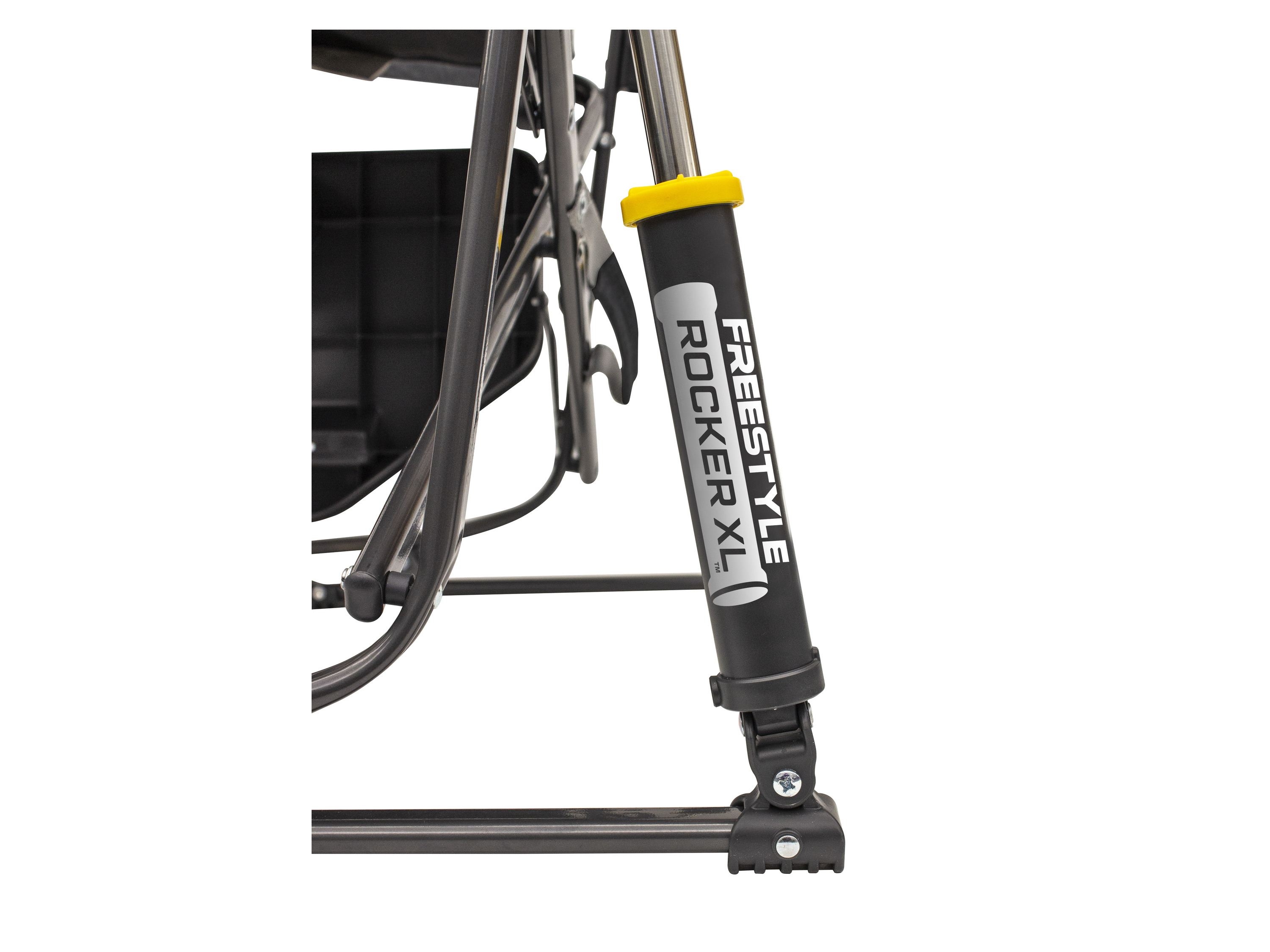 Thumbnail - GCI Freestyle Rocker XL™ Campingstuhl mit Schaukelfunktion und Seitentisch (Black)