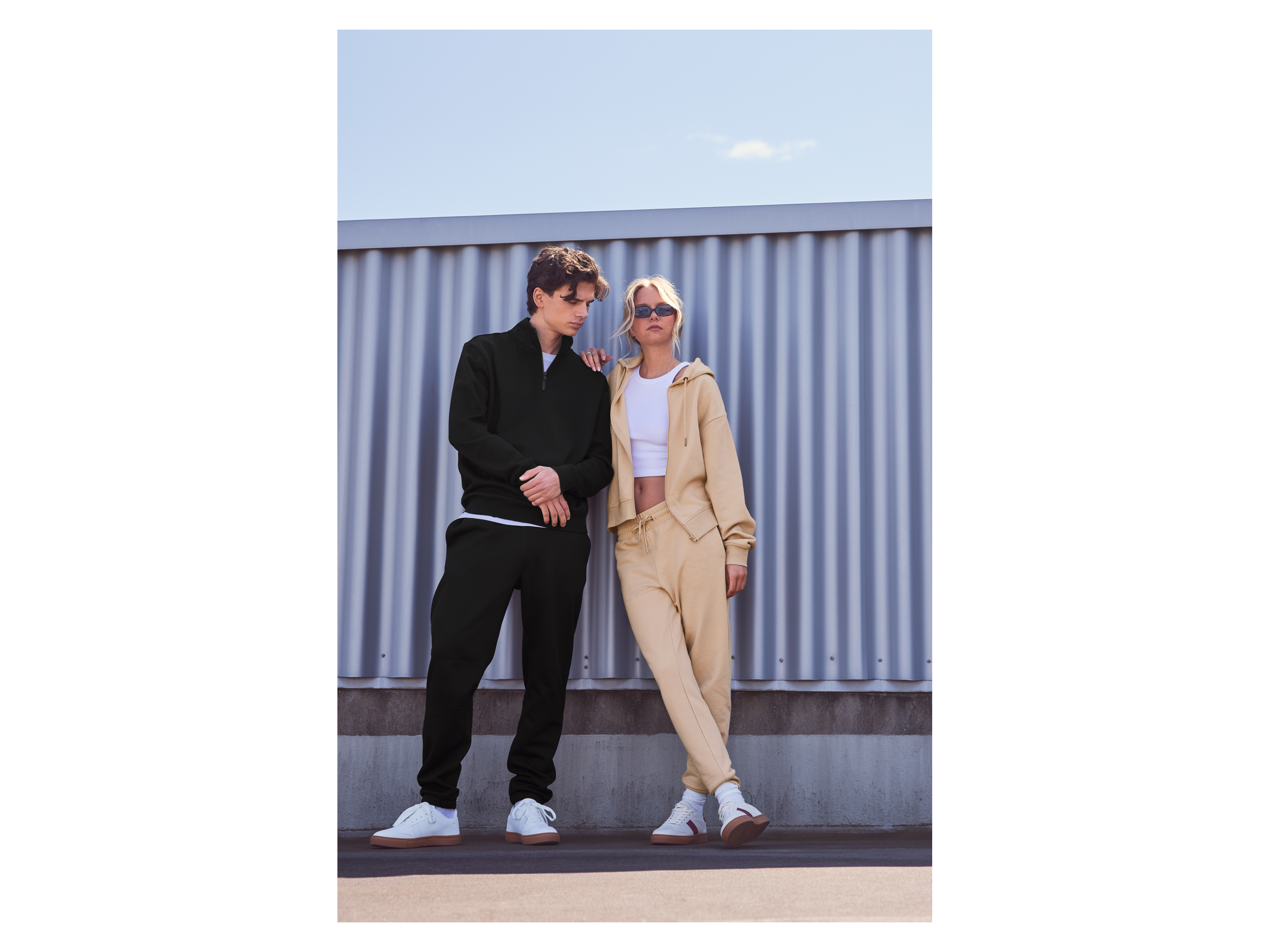 Thumbnail - esmara® Damen Sweathose mit Baumwolle (Beige, XS(32/34))