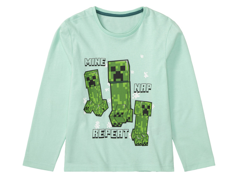 Gehe zu Vollbildansicht: Minecraft Kinder Schlafanzug, 2-teilig, aus reiner Baumwolle - Bild 7