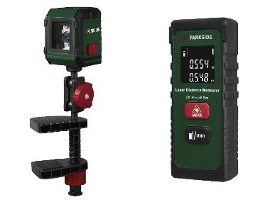 PARKSIDE® Laser-Entfernungsmesser »PLEM 20 B6«, 20 m /Kreuzlinienlaser »PKLL 7 F7«