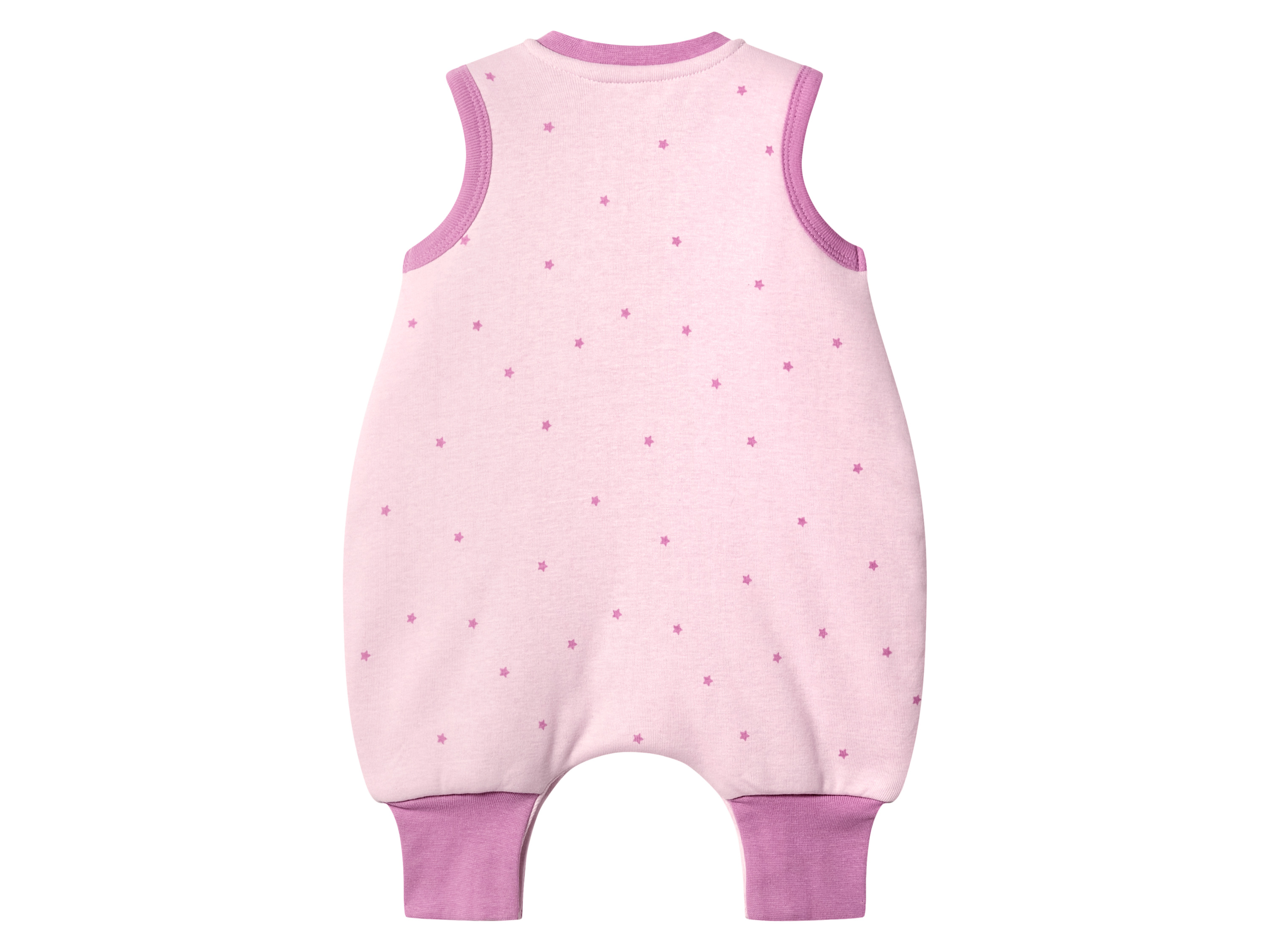 Thumbnail - lupilu® Baby-Schlafoverall mit Füßen (Pink, 62/68)