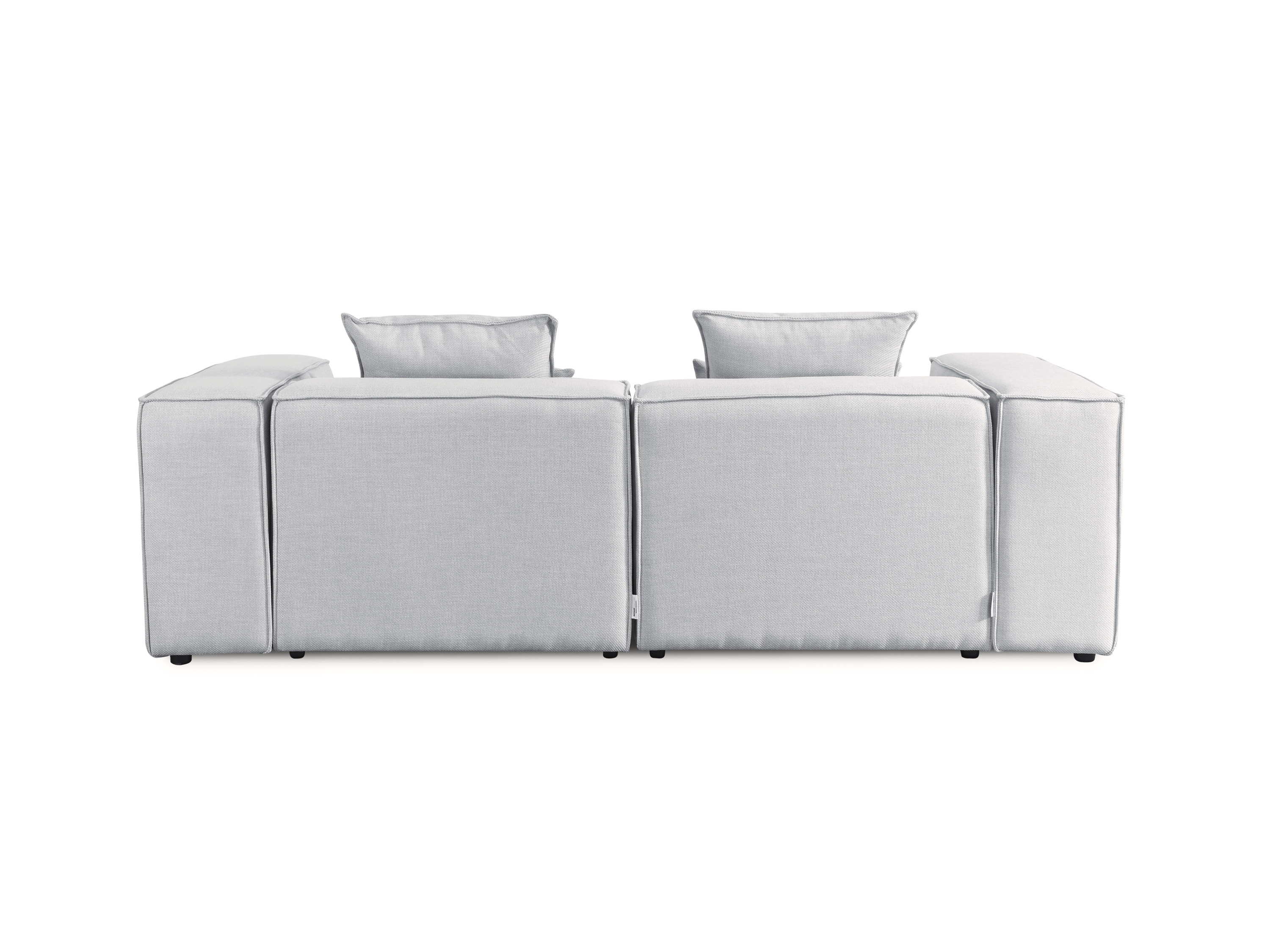 Thumbnail - HOME DELUXE Sofa VERONA (S, Hellgrau)