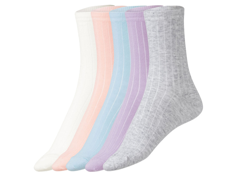 Gehe zu Vollbildansicht: esmara® Damen Socken, 5 Paar, mit hohem Bio-Baumwollanteil - Bild 4