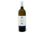 Eine Flasche Chardonnay-Wein von Cantine Leuci aus der Region Salento.