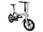 Ein graues Sachs E-Bike mit Vorder- und Hinterrad.