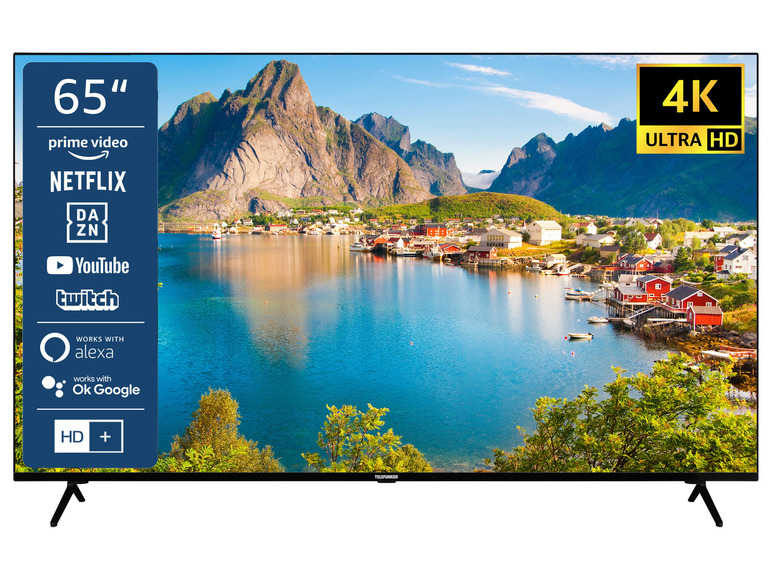 TELEFUNKEN UHD »XU65SN660S« Zoll 65 4K Smart TV Fernseher