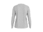 Graues Langarmshirt für Damen, Rückansicht