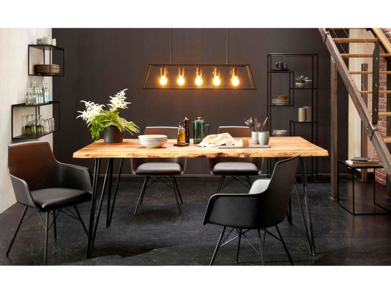 Gehe zu Vollbildansicht: Pureday Wandregal »Black Cube«, im Industrial Loft Style - Bild 12