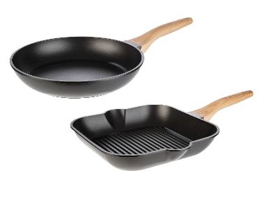 LIVARNO home Grill-/ Bratpfanne, Ø 28 cm, Aluminium